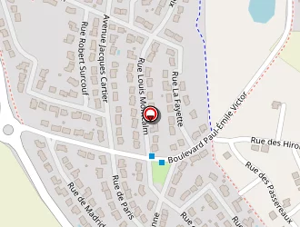 Carte de Angle Rond à Louverné