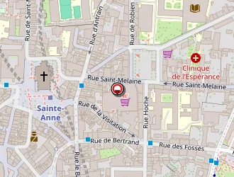 Carte de La Brioche Dorée à Rennes