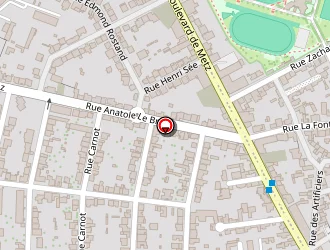 Carte de Cités Universitaires à Rennes