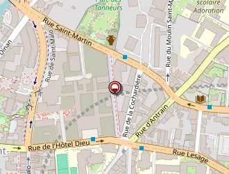 Carte de La Moule Rieuse à Rennes