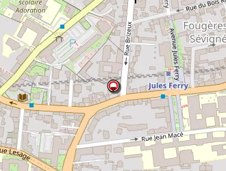 Carte de Baudot Karine à Rennes