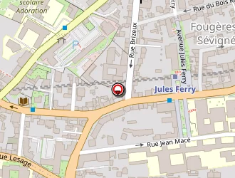 Carte de Delanoë Alain à Rennes