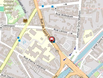 Carte de Studio 13 Coiffure à Rennes