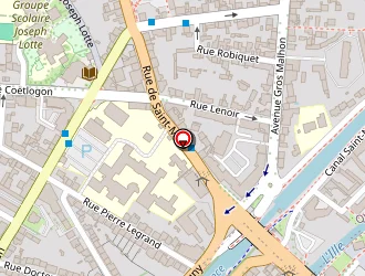 Carte de Carrefour City à Rennes