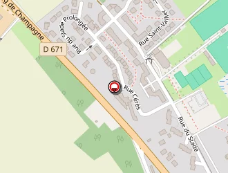 Carte de Mossbach à Bar-sur-seine