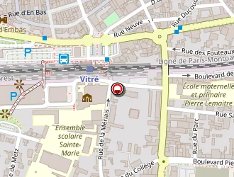 Carte de Kermarec Perez Lefellic à Vitré