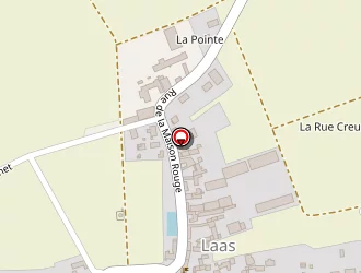 Carte de Terrain De Petanque à Laas