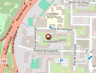 Carte de Enes Construction à Rennes