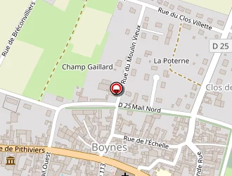 Carte de Café Des Sports à Boynes