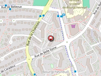 Carte de Croissant à Cesson-sévigné