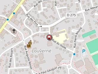 Carte de La Poste à Louverné