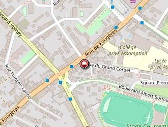 Carte de Amary Coiffure à Rennes