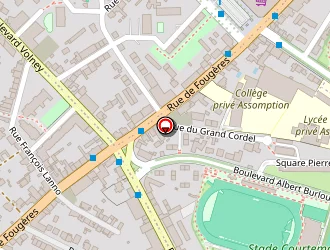 Carte de Studio Volney à Rennes