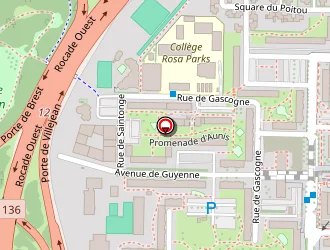 Carte de Maison Verte à Rennes