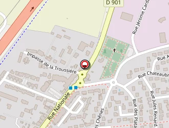 Carte de Complexe Sportif à Louverné