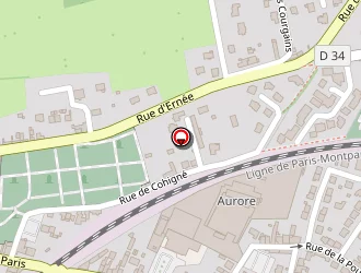 Carte de Lane Nigel à Vitré