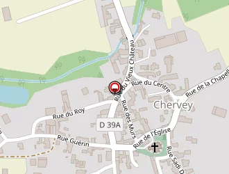 Carte de Egas Laura à Chervey