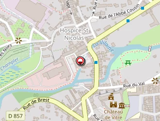 Carte de L'ivy à Vitré