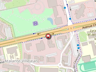 Carte de Institut De Formation En Masso-kinésithérapie à Rennes