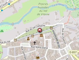 Carte de Penlington Russell à Vitré