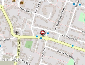 Carte de Moison David à Hermitage (l')