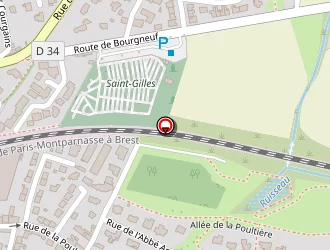 Carte de Courtais-foubert à Vitré