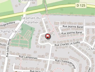 Carte de Dentair'mitage à Hermitage (l')