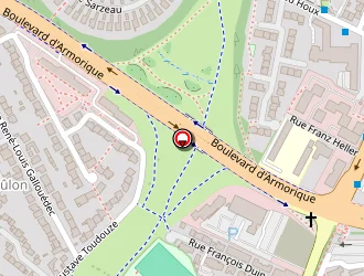 Carte de Lycée De La Salle à Rennes