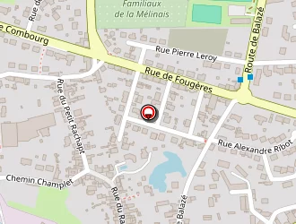 Carte de Maison Texier à Vitré