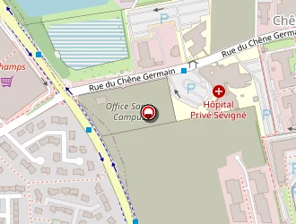 Carte de 3 Axes Institut à Cesson-sévigné