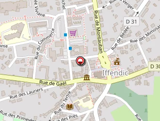 Carte de Ecole Privée Mixte à Iffendic