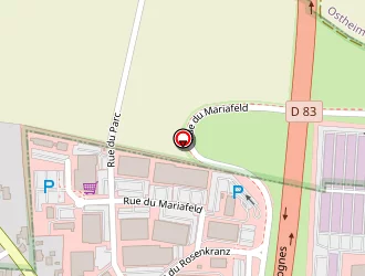 Carte de Mondial Tissus à Houssen