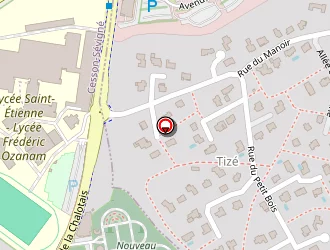 Carte de Lycée Saint-etienne à Cesson-sévigné