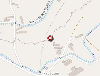 Carte de De Ravaguen à Saint-gonnery