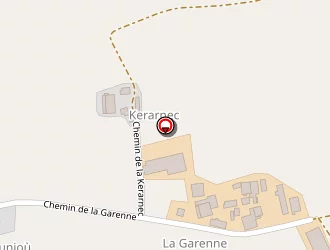 Carte de Le Borgne à Quéménéven