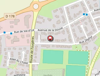 Carte de Aupébo à Vitré