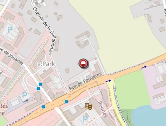 Carte de Renault Rent à Rennes