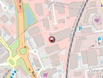 Carte de Mini Huchet Concessionnaire à Rennes