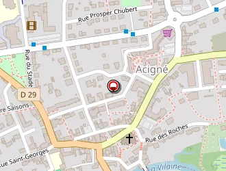 Carte de Ems Easy Micro Services à Acigné