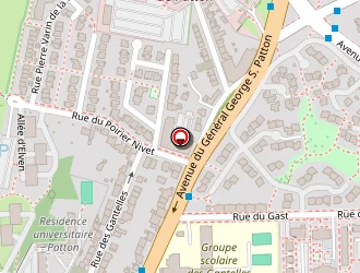 Carte de Le Carrour Martial à Rennes