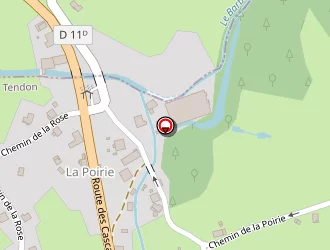 Carte de Auberge De La Poirie à Tendon