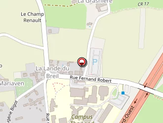 Carte de Mutuelle Saint Christophe à Rennes