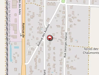 Carte de Dussoulier à Dordives