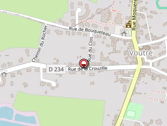 Carte de Agence Postale à Voutré