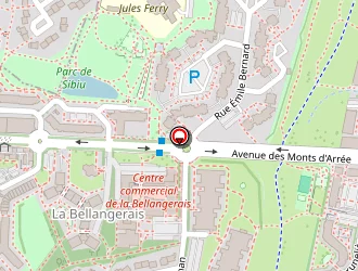 Carte de Carrefour City à Rennes