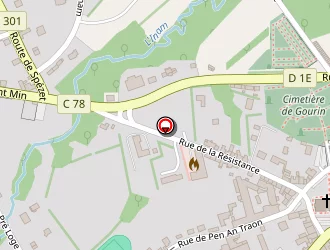 Carte de O'shan à Gourin