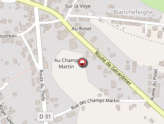 Carte de Balubois à Granges-sur-vologne