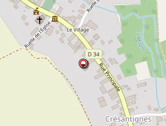 Carte de André Electricité à Crésantignes