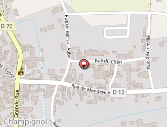 Carte de Dore à Champignol-lez-mondeville