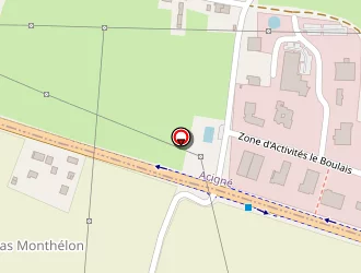 Carte de Azur Ambulances à Acigné